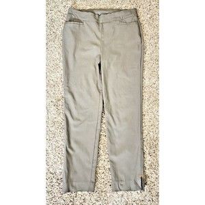 Chico's Taupe Beige Ponte Knit Leggings Pants